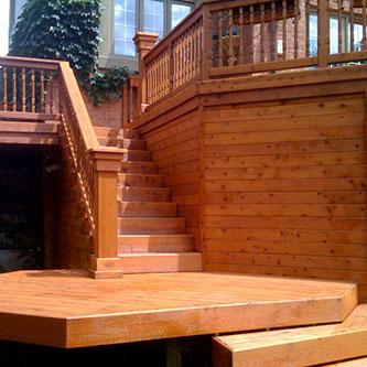 how to attach a deck to a house